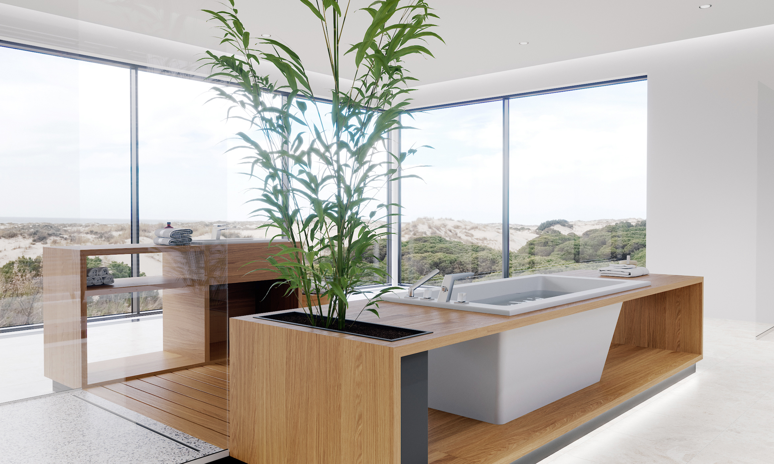 Raumgestaltung für Klotz Badmanufaktur