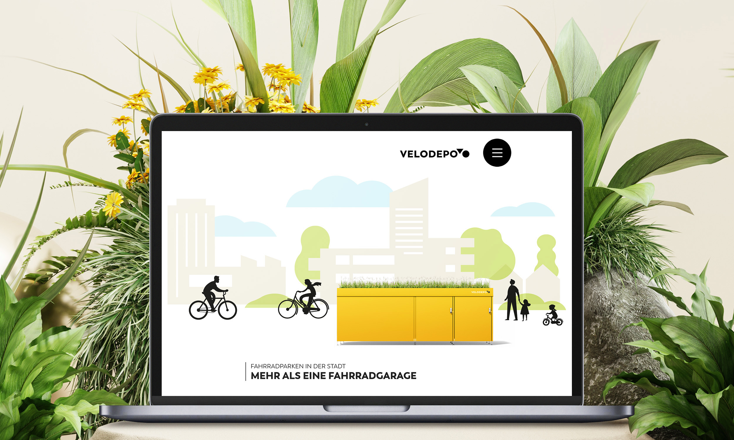 Erscheinungsbild für VELODEPO, Website